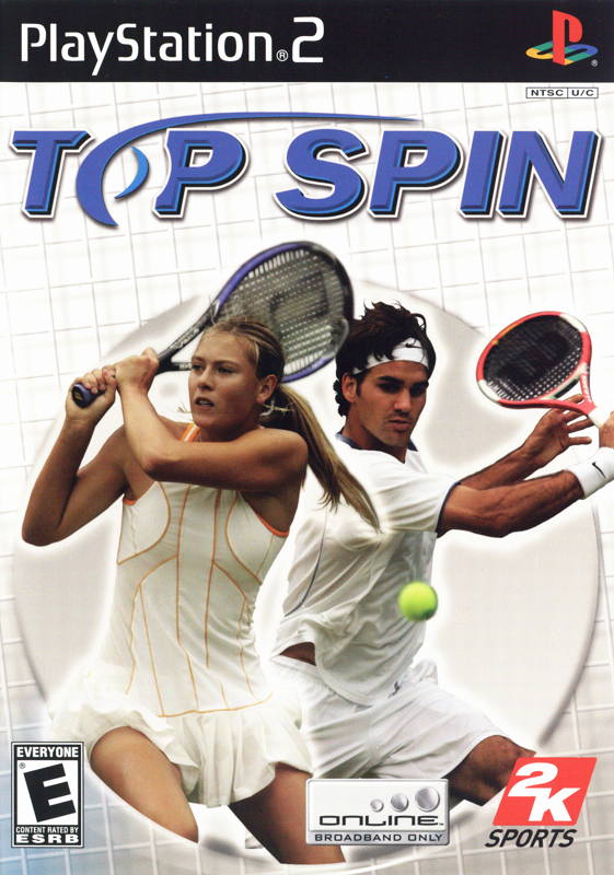 Top Spin box art for Playstation 2